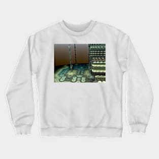 Medieval Goalposts Beside the Bleachers Crewneck Sweatshirt